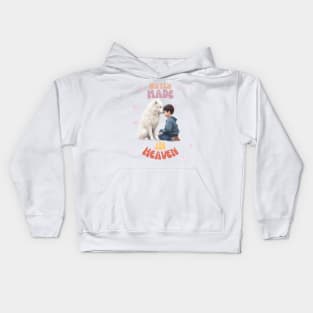 amoyed, Friendship, the most adorable best friend gift to a Samoyed Lover Kids Hoodie